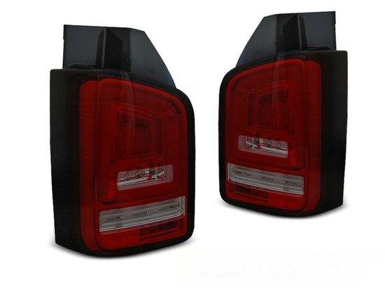 Фонари задние LED BAR RED SMOKE SEQ для VW T6 15-19 TR