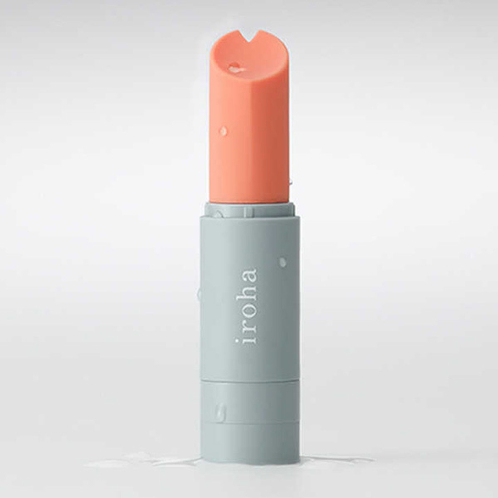 Вибратор 9,9см в форме оранжевой помады Iroha Stick HMS-01