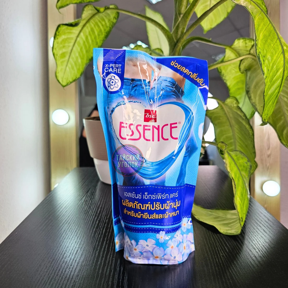 Кондиционер для белья LION Essence Свежий For Jeans (синий) 600 мл