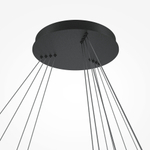 Подвесная светодиодная люстра Maytoni Rim MOD058PL-L174BK