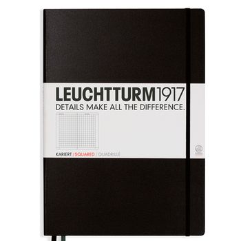 Блокнот Leuchtturm1917 Notebook Classic Master А4+ в линейку с твердой обложкой (327150)