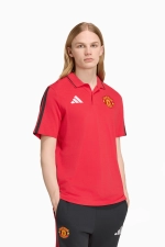 Футболка adidas Manchester United 26/27 DNA Polo - красный