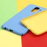 Панель матовая Soft Touch для Samsung Galaxy A6+ (2018), 010659 Голубой