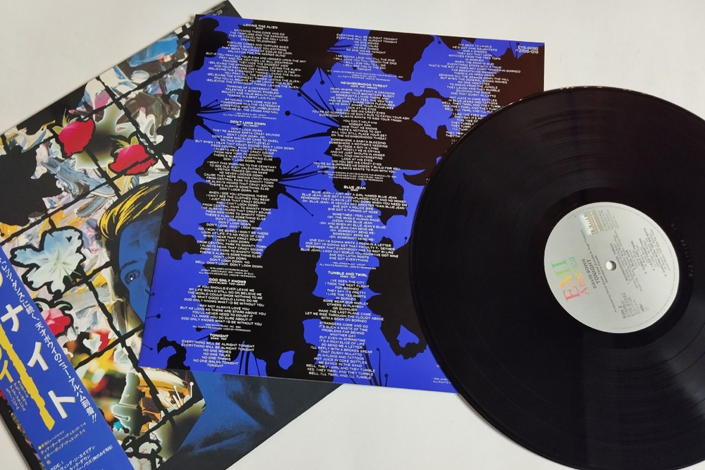 Винтажная виниловая пластинка LP David Bowie Tonight (Japan 1984) (Obi)