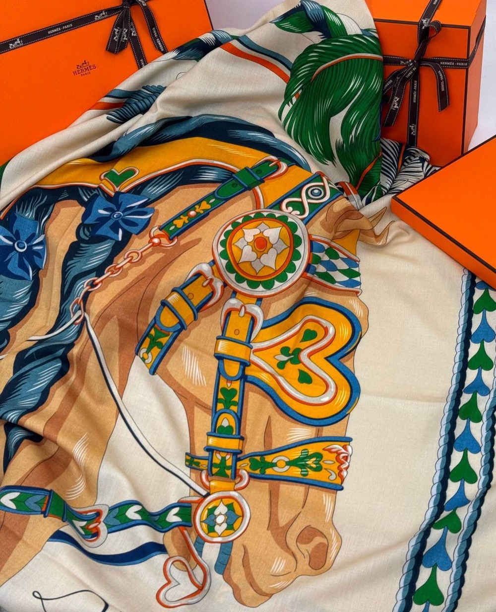 Платок Hermes 140х140 см