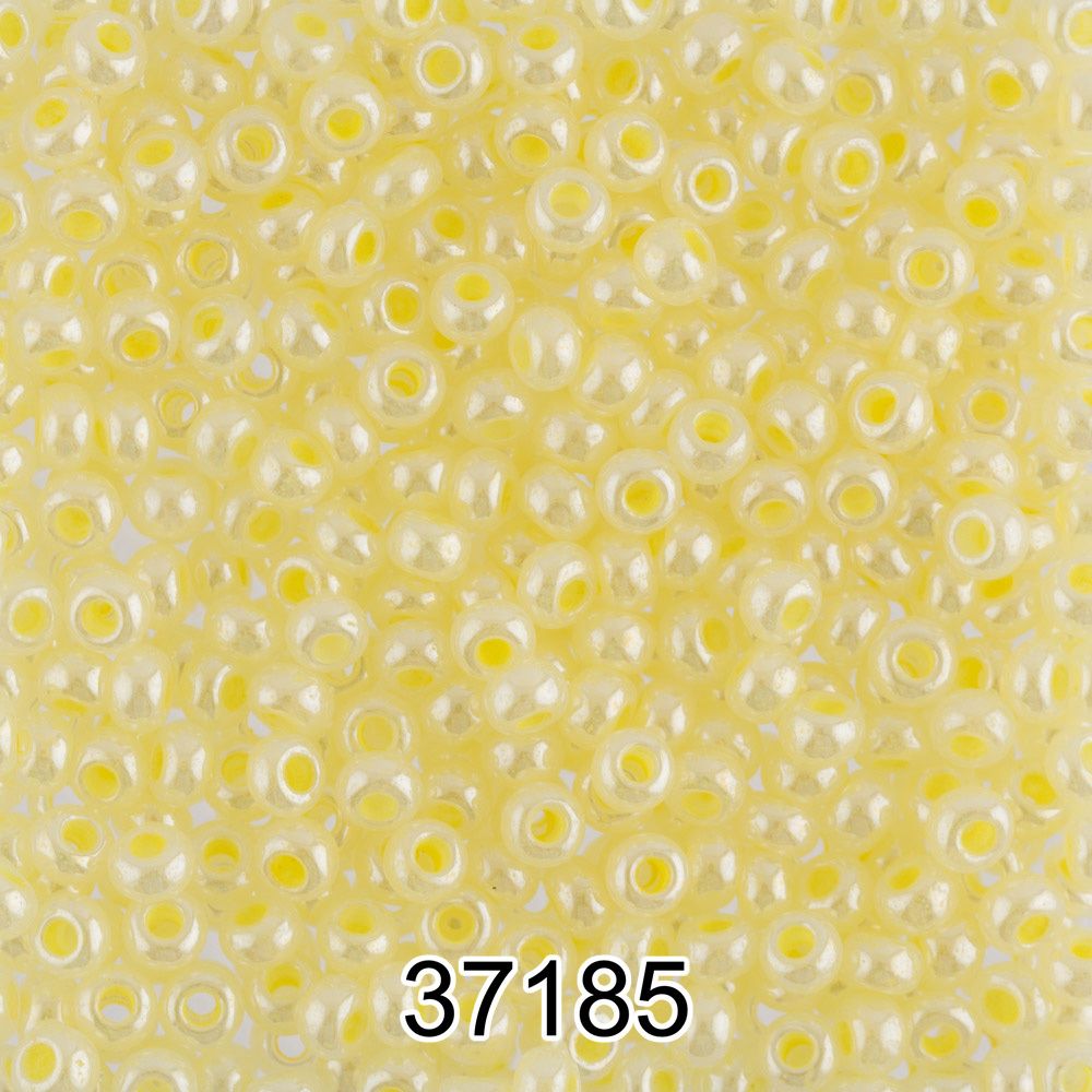 Бисер Preciosa 10/0 (2.3 мм), 500 г, 37185 (Ф042) бл.желтый