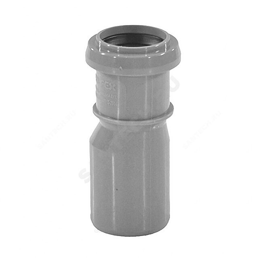Переход PP-H эксцентрический серый BASE Дн 50х32 б/нап в/к VALFEX 25050032