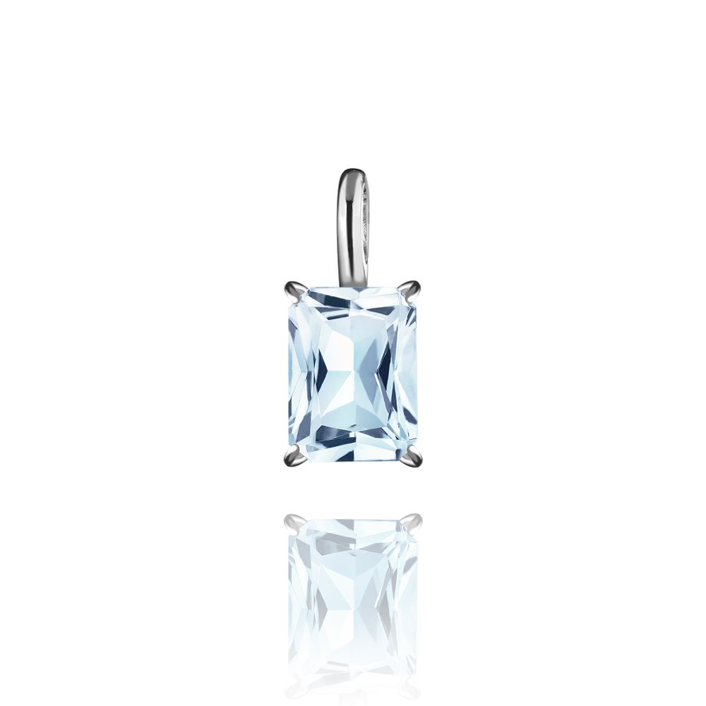 Подвеска Кристал Классик с голубым топазом / Crystal Classic