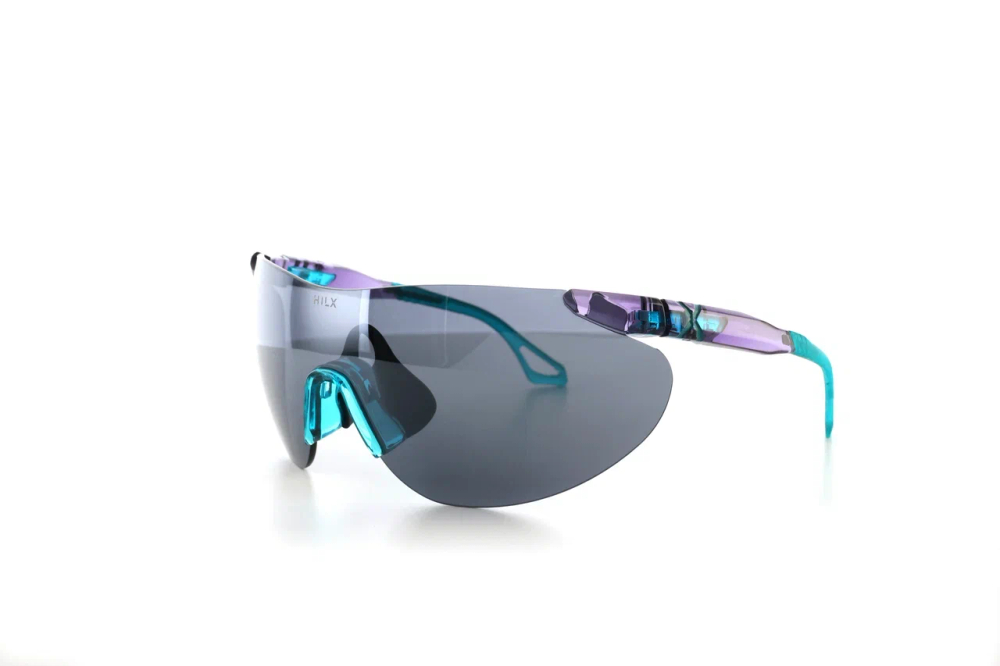 Спортивные очки с диоптриями HILX Domain Shiny Crystal Purple / Black Mirror Lens