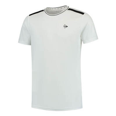 Мужское теннисное поло Dunlop Crew T-Shirt Men - White, Black