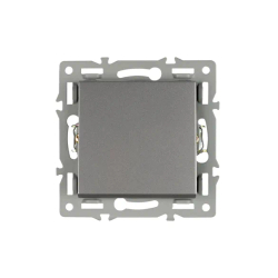 Механизм выключателя одноклавишный непроходной SWT-MK01-PL-GR (250V, 16A) (Arlight, -) 043712