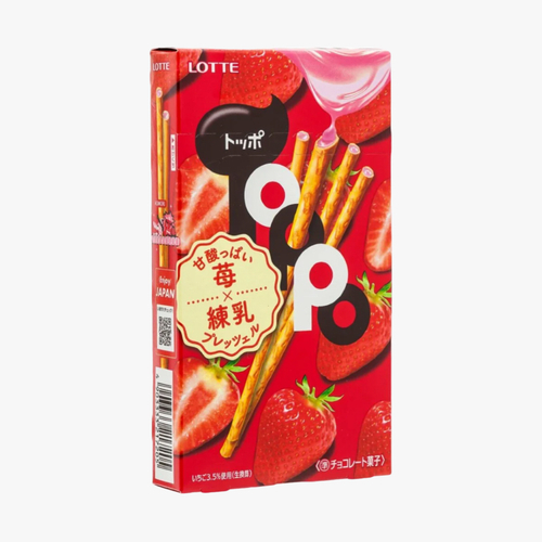 Печенье-палочки с клубничной начинкой Lotte