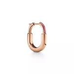 Серьги из розового золота 18k с розовыми сапфирами, Tiffany 💠Lock collection