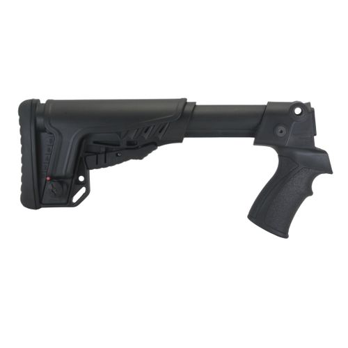 Приклад телескопический со щекой на Бекас 12, 16, DLG Tactical, черный