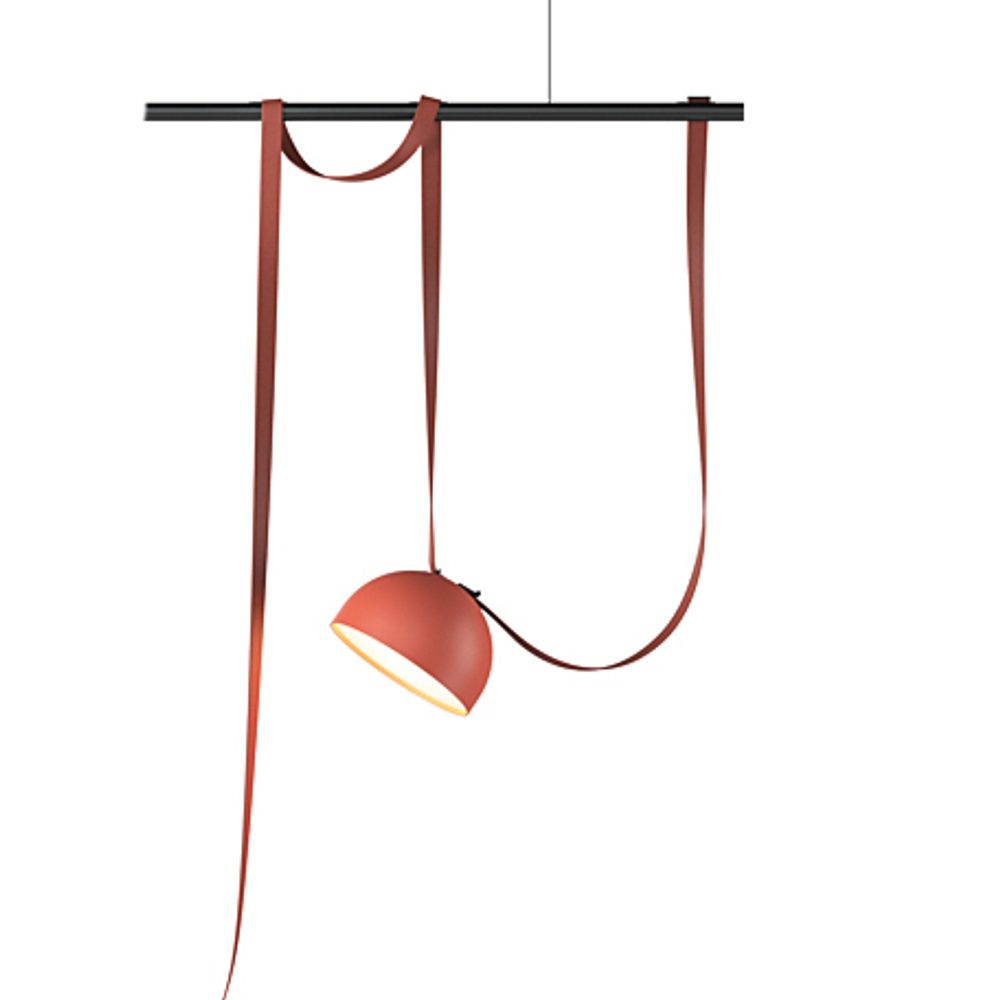 Подвесной дизайнерский светильник  Plusminus Semispheres от Vibia (1 плафон, оранжевый)
