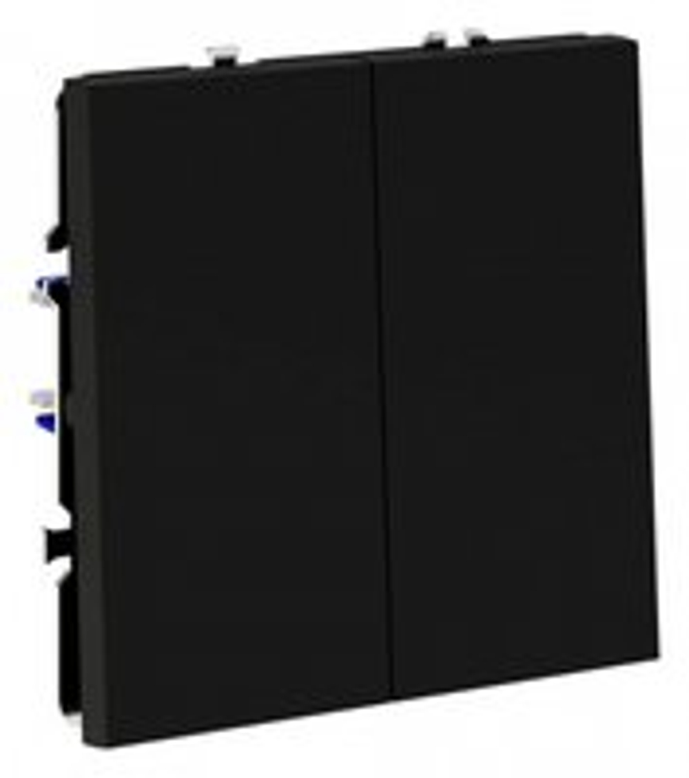 Выключатель двухклавишный без рамки Voltum S70 VLS020608