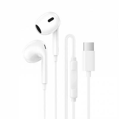 Проводные наушники на Type-C Borofone BM100 Max (white)