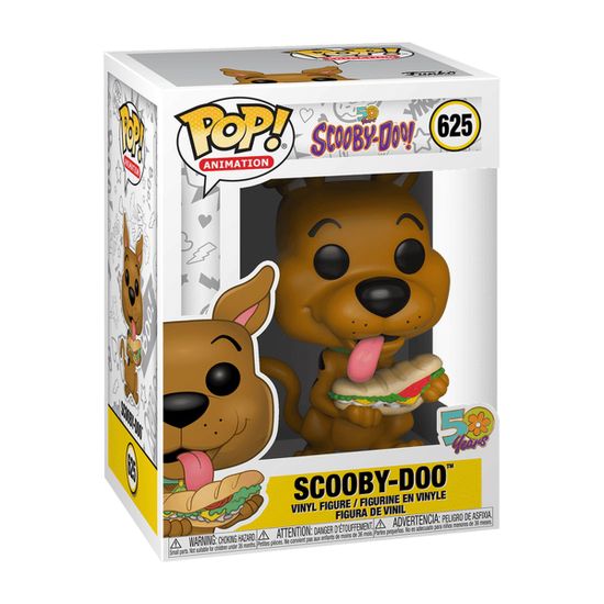 Фигурка Funko POP! Animation Scooby-Doo 50th Anniversary Scooby-Doo w/ Sandwich (625) 39947 — упаковка