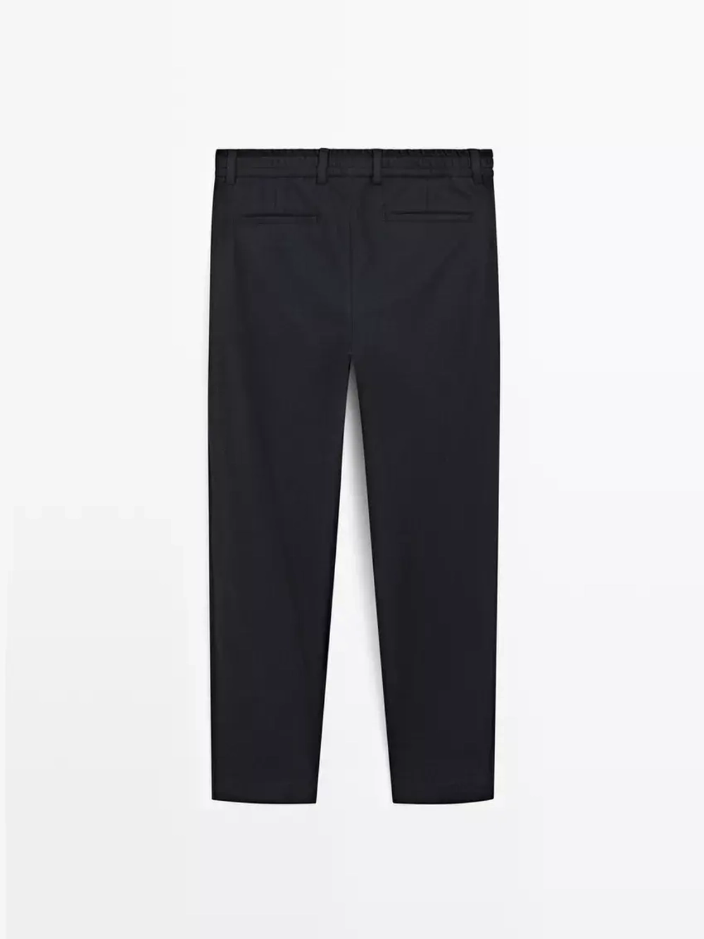 Massimo Dutti Брюки из шерстяной смеси, темно-синий