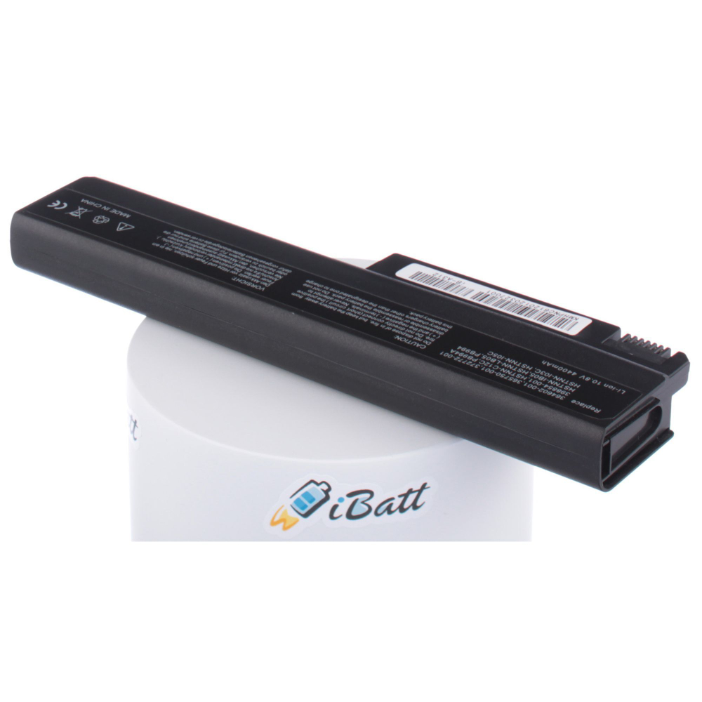 Аккумулятор iBatt 4400mAh, для HP- nx6110 6910p nx6310 6710b 6510b nc6320 nc6220 6715s nc6400 nc6120 nx6125 6715b 6710s nx6325 nx6200 nx5100 nc6100 nx6120 6515b nc6210 nx6300 nc6200 nx6320