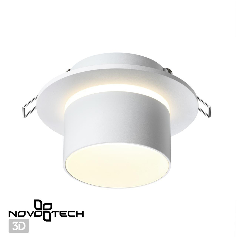 370716 SPOT NT21 208 белый Светильник встраиваемый IP20 GU10 9W 235V LIRIO
