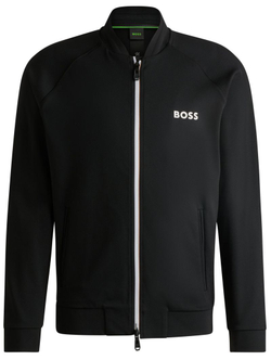 Мужская теннисная кофта BOSS Samoo MB Full Zip - черный