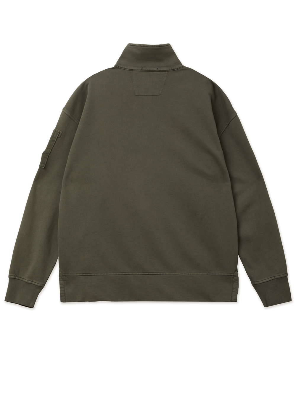 Мужская Толстовка (Half-zip) Brushed And Emerized Diagonal Fleece Mixed Boxy