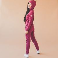 Комбинезон женский с капюшоном утепленный "Брусника"