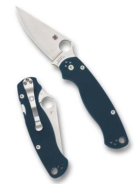 Складной нож Spyderco 81GPCBL2 Paramilitary 2 - нож складн., рукоять-синяя G10, клинок CPM SPY27