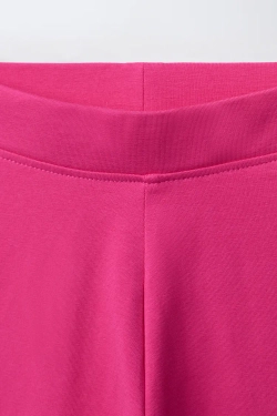 ZARA ОДНОТОННЫЕ ВЕЛОСИПЕДКИ, ЦВЕТ ФУКСИИ