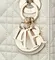 Сумка Dior Lady Dior, модель мини-формата кремовый