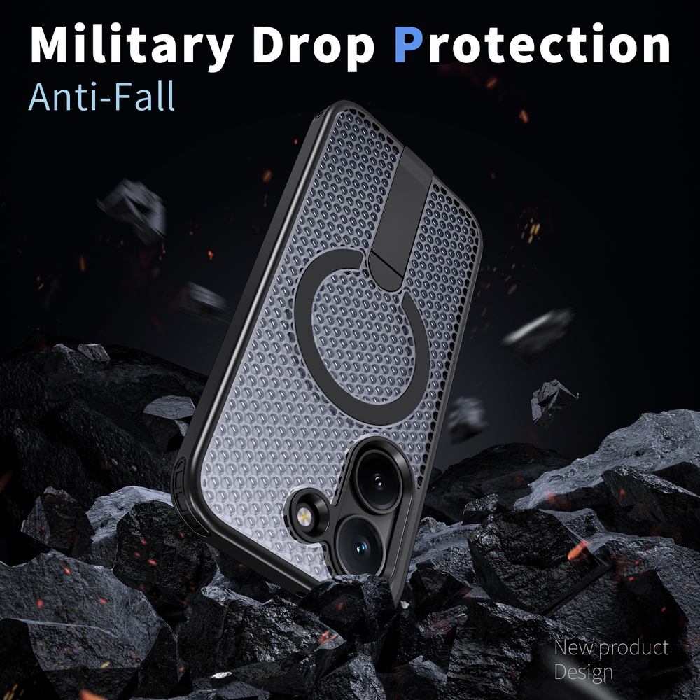 Прозрачный чехол Mesh Pro Magnetic Case для Poco X8 Pro 5G