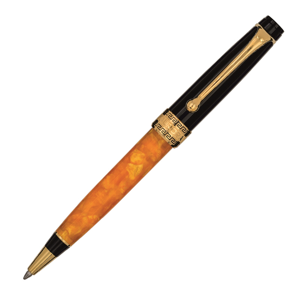 Шариковая ручка Aurora Optima O' Sole Mio Orange GT, в подарочной коробке