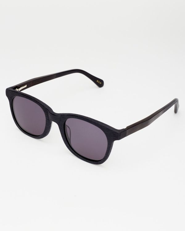 Очки солнцезащитные Spunky TERRA 6+ Black wood. dark grey - фото 4