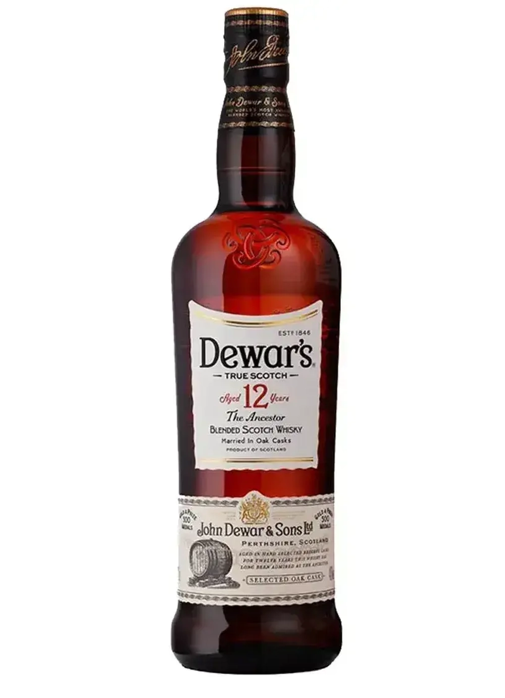 Виски Dewar's 12 Y.O. 0,5 л.