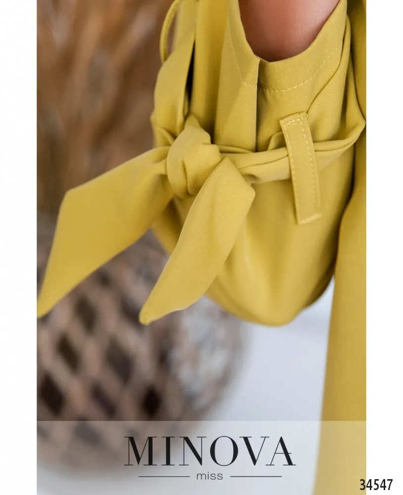 Платье 3127Н-горчичный Minova