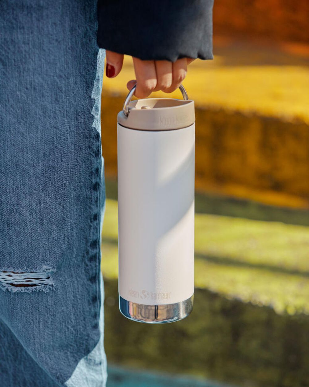Термокружка Klean Kanteen TKWide Cafe Cap 16oz (473 мл) Tofu