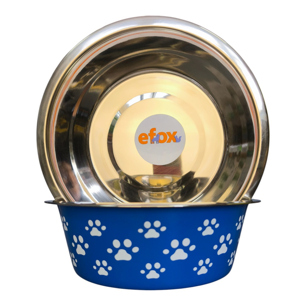 Миска "efox" для питомцев из нержавеющей стали, форма чаша