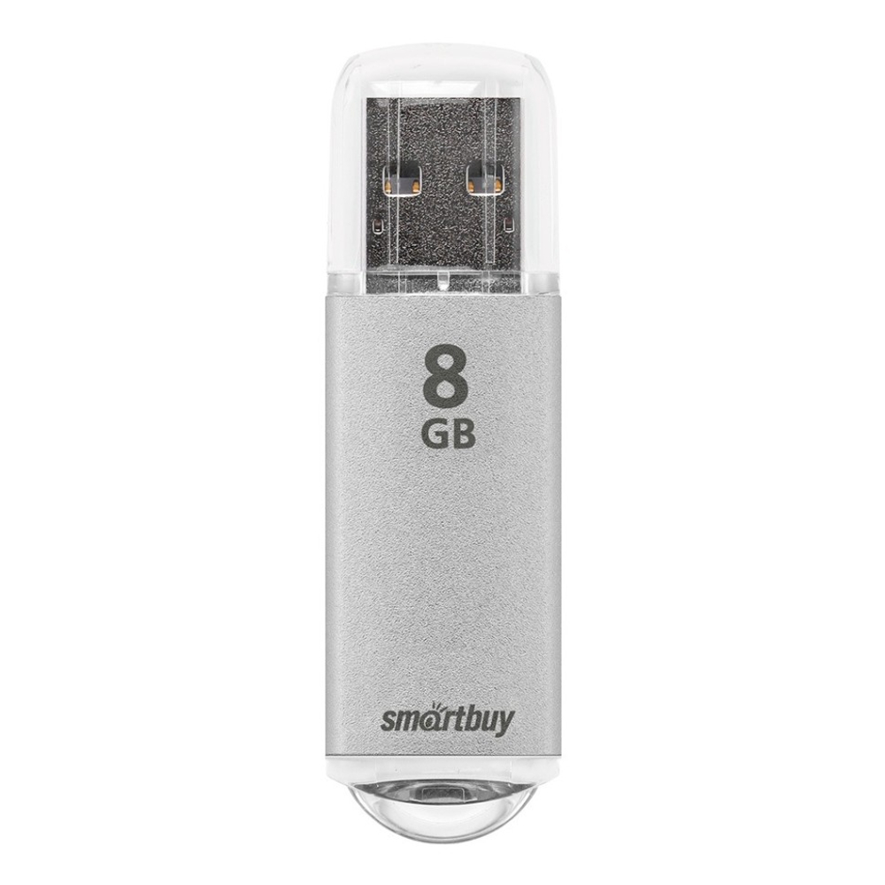 USB флеш накопитель Smartbuy 8GB V-Cut Silver (SB8GBVC-S)