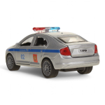 Модель ин. мет. "Skoda Rapid. Полиция" 12см, открыв. дв. и багажн, коробка SB-18-22-SR-P-WB (Технопарк)