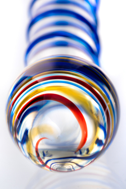 Фаллоимитатор Sexus Glass, стекло, 18 см
