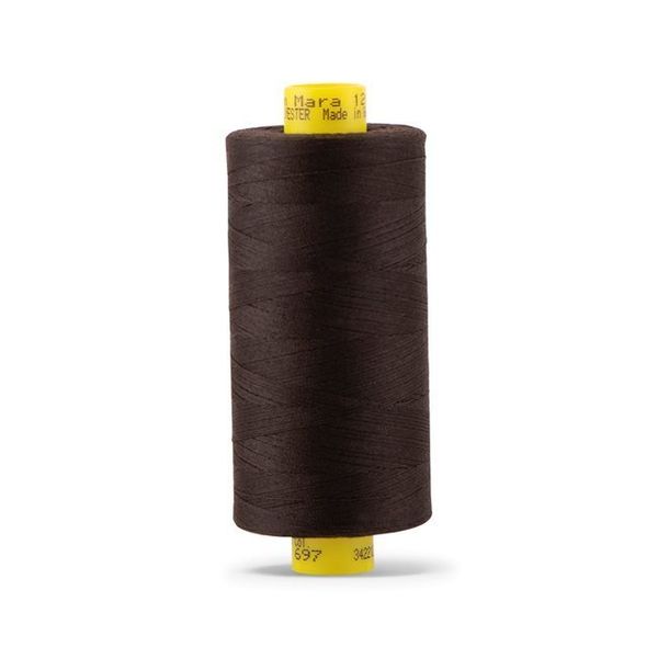 Нитка Gutermann Mara 120 (1000 метров), 1 кат., универсальная | 697 венге