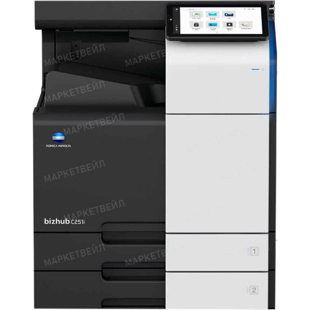 МФУ Konica Minolta bizhub C251i, А3, 25 стр./мин, (без крышки, без тонера), цветной
