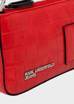 Сумка KARL LAGERFELD JEANS Logo Slim Pouch Croco