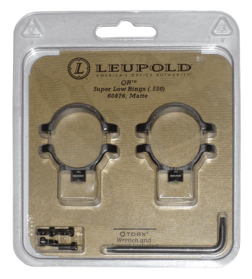 Кольца Leupold QR быстросъемные для основания Quick Release, 25,4мм, сверхнизкие, сталь, матовые