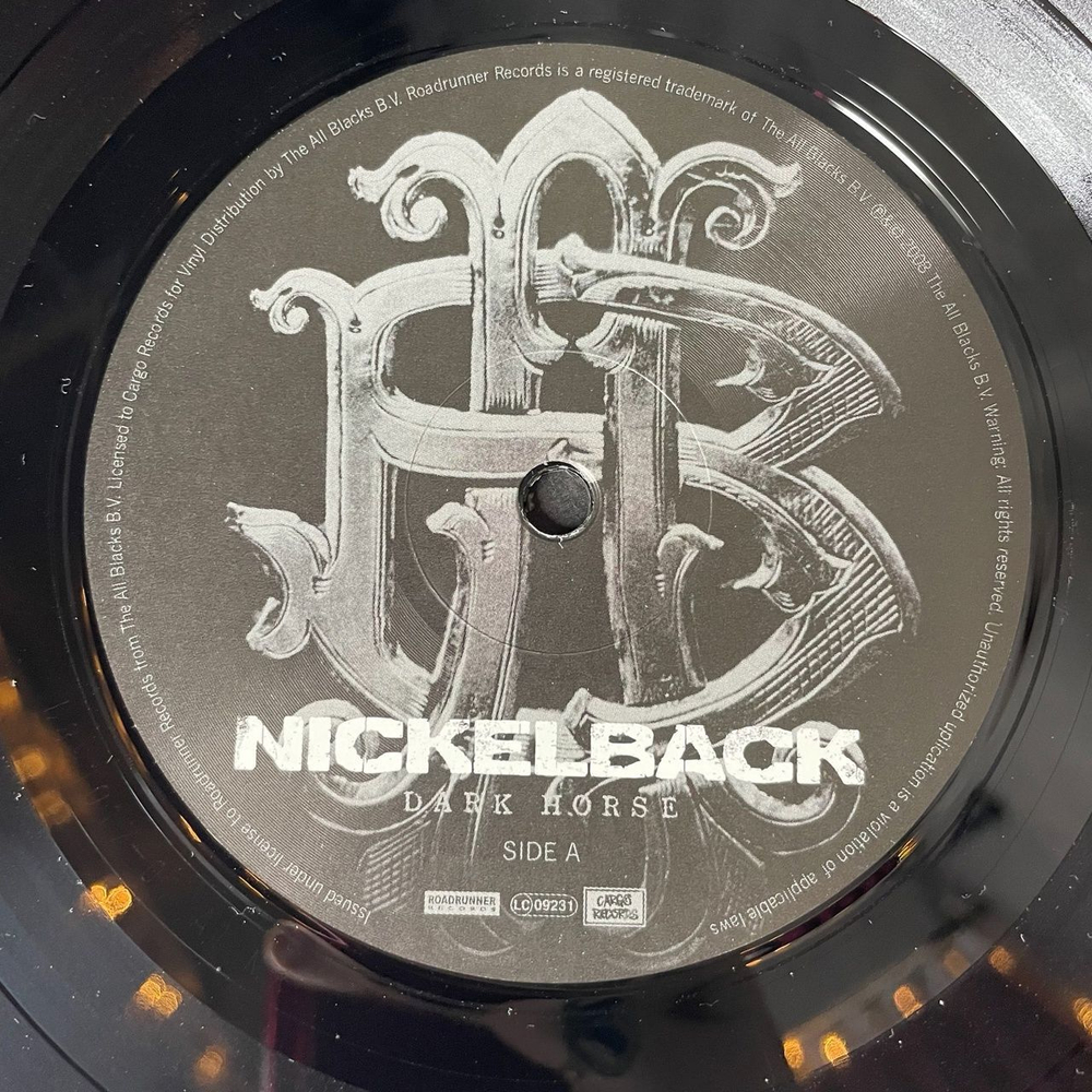 Винтажная виниловая пластинка LP Nickelback Dark Horse (EU 2008)