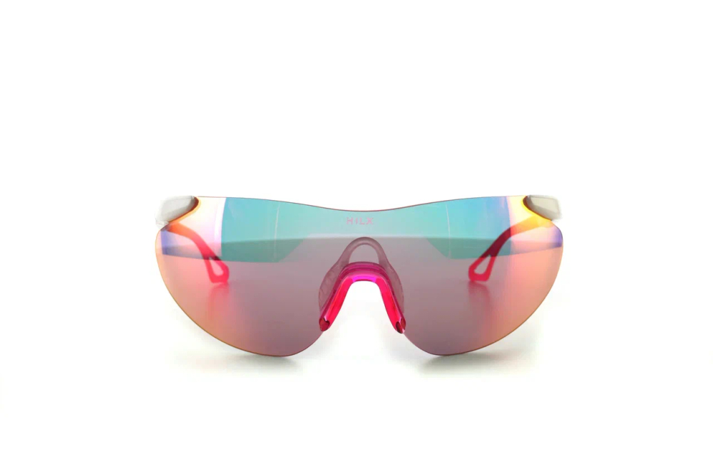 Спортивные очки с диоптриями HILX Domain Shiny White / Pink Lens