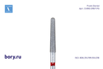 Бор алмазный красный Frank Dental типа FG - D.850.018.F.FG