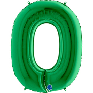 Г 40" ЦИФРА 0 Green Зеленая