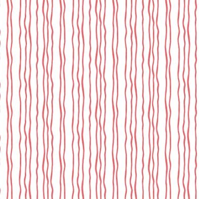 Striped white and red